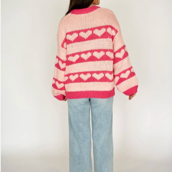 BaeVely Heart Knit Sweater - Picture 2 of 10